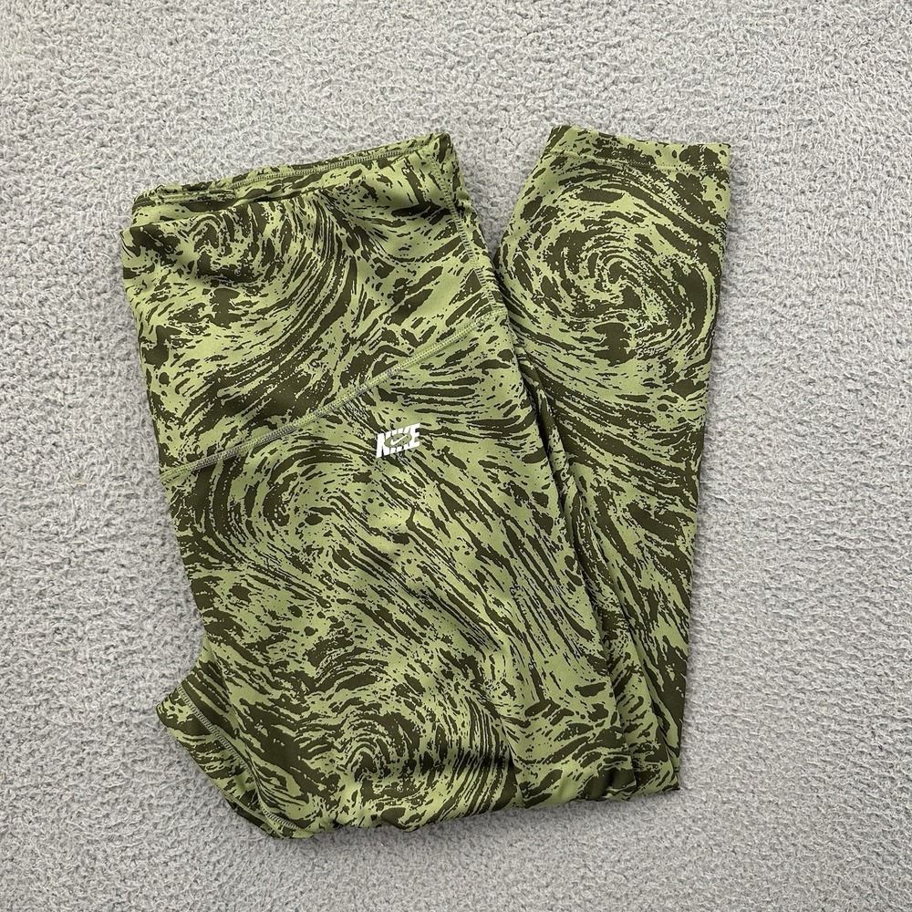 Nike One High Rise 7/8 Leggings Green Athletic Athleisure Women's 2X x 25